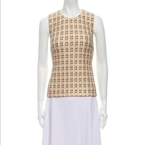 Prada Gold Sleeveless Top